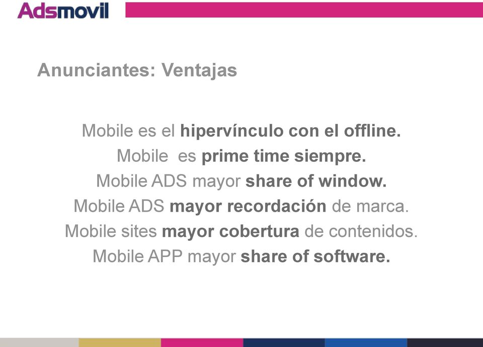Mobile ADS mayor share of window.