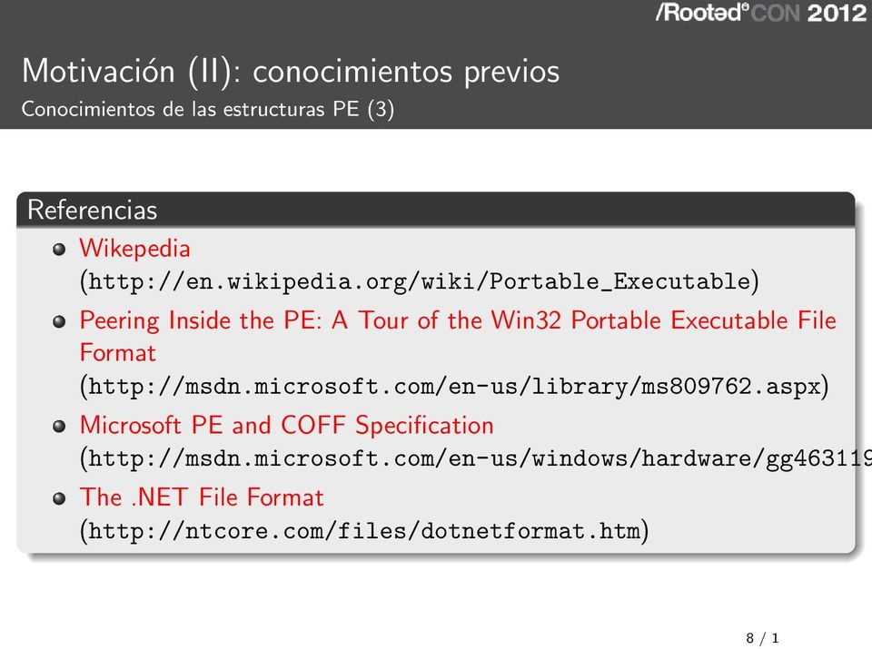 org/wiki/portable_executable) Peering Inside the PE: A Tour of the Win32 Portable Executable File Format