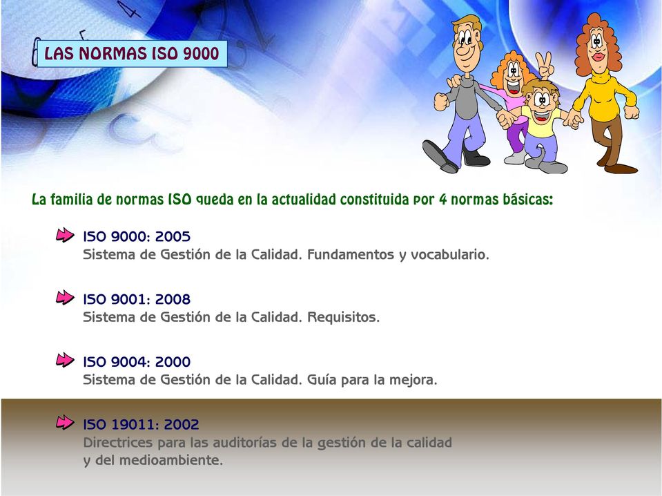 ISO 9001: 2008 Sistema de Gestión de la Calidad. Requisitos.
