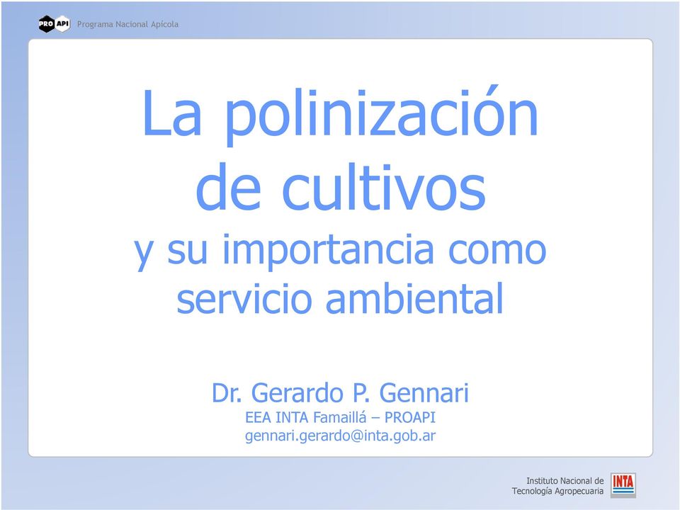 Dr. Gerardo P.