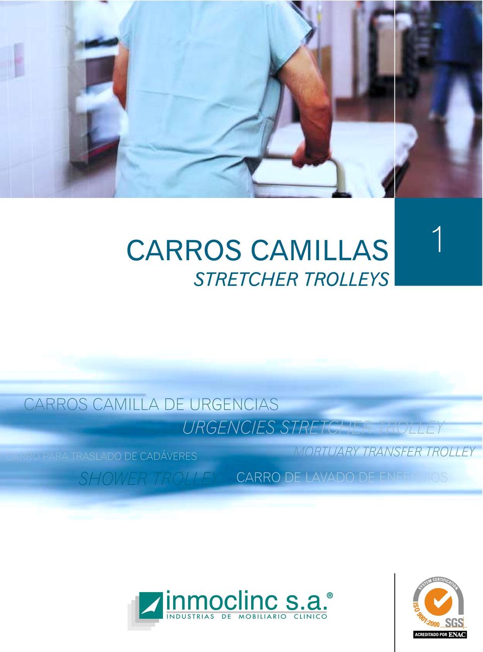 CARRO PARA TRASLADO DE CADÁVERES SHOWER TROLLEY