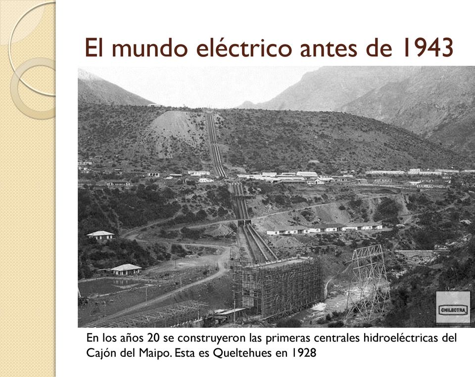 primeras centrales hidroeléctricas