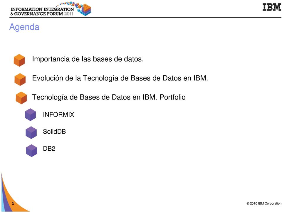 Datos en IBM.