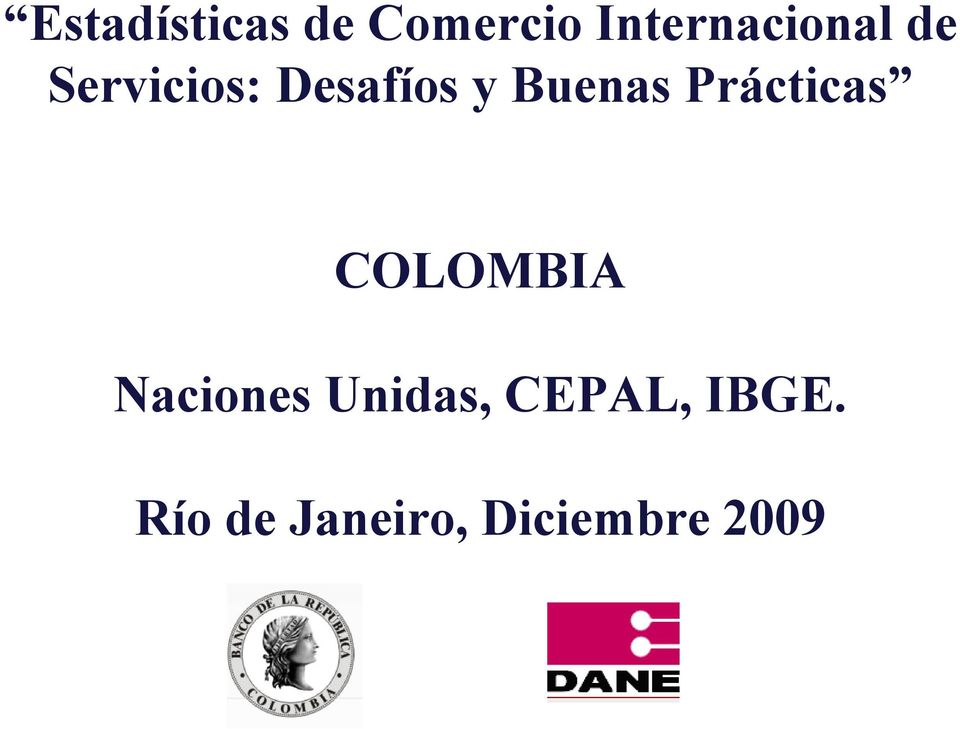 y Buenas Prácticas COLOMBIA Naciones