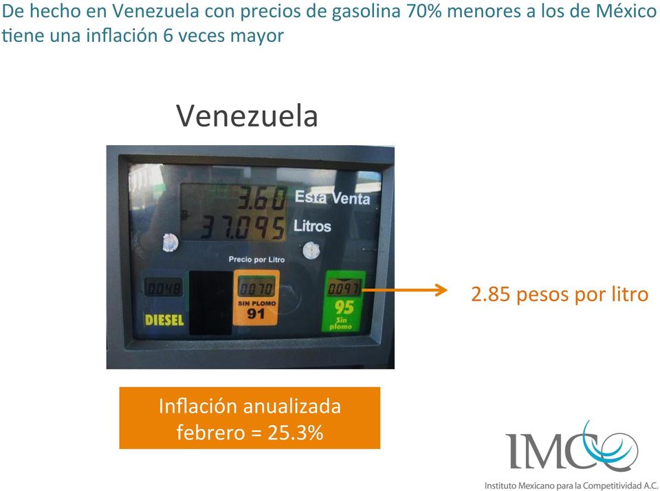 una inflación 6 veces mayor Venezuela 2.
