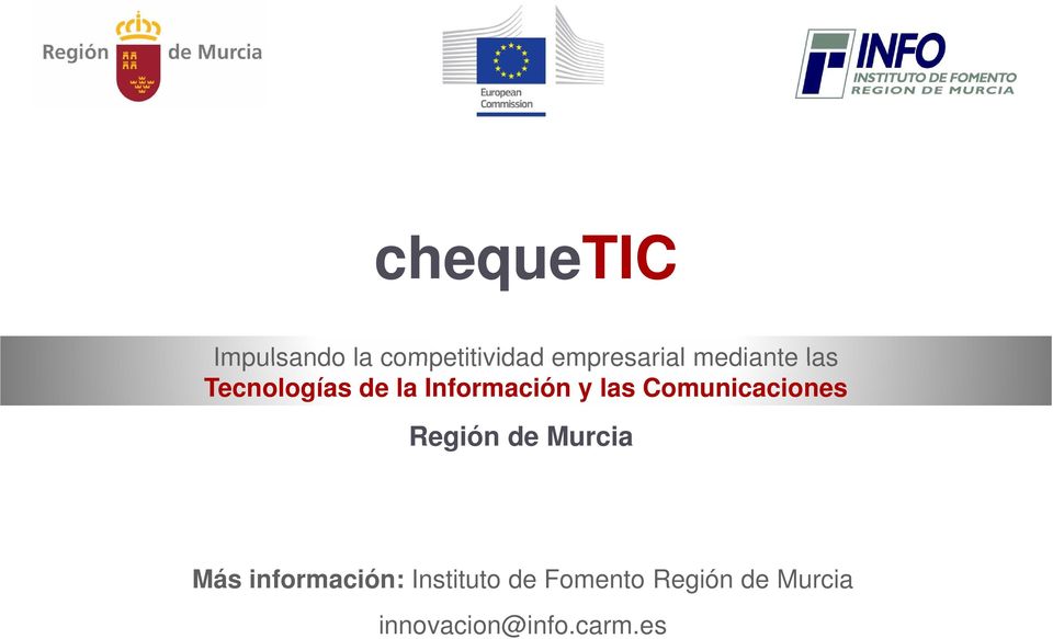Comunicaciones Región de Murcia Más información: