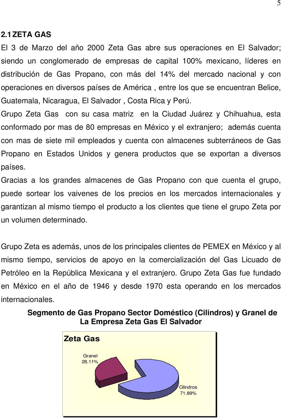 Grupo Zeta Gas con su casa matriz en la Ciudad Juárez y Chihuahua, esta conformado por mas de 80 empresas en México y el extranjero; además cuenta con mas de siete mil empleados y cuenta con