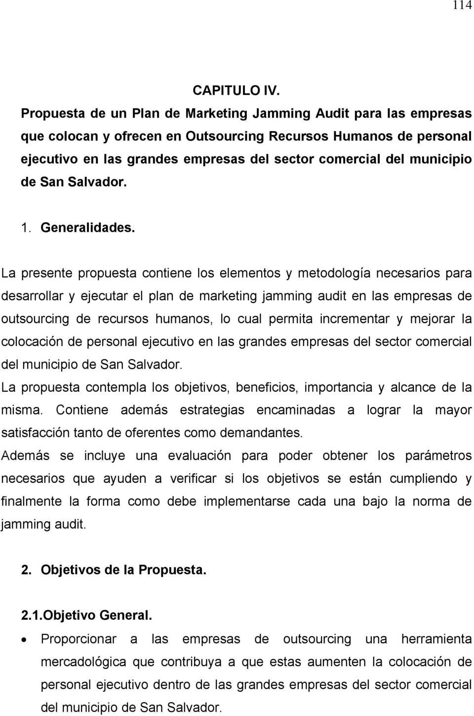 municipio de San Salvador. 1. Generalidades.