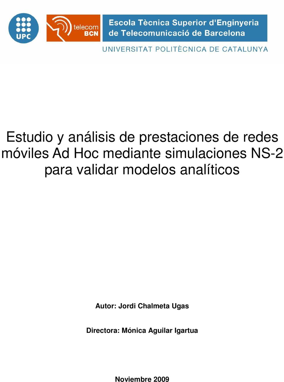 validar modelos analíticos Autor: Jordi Chalmeta