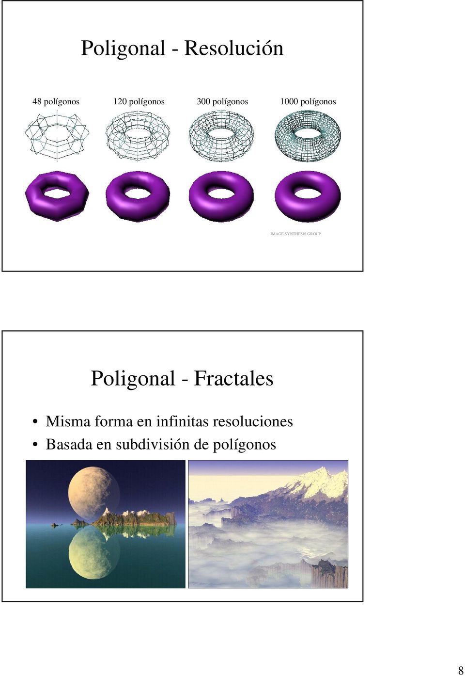 GROUP Poligonal - Fractales Misma forma en