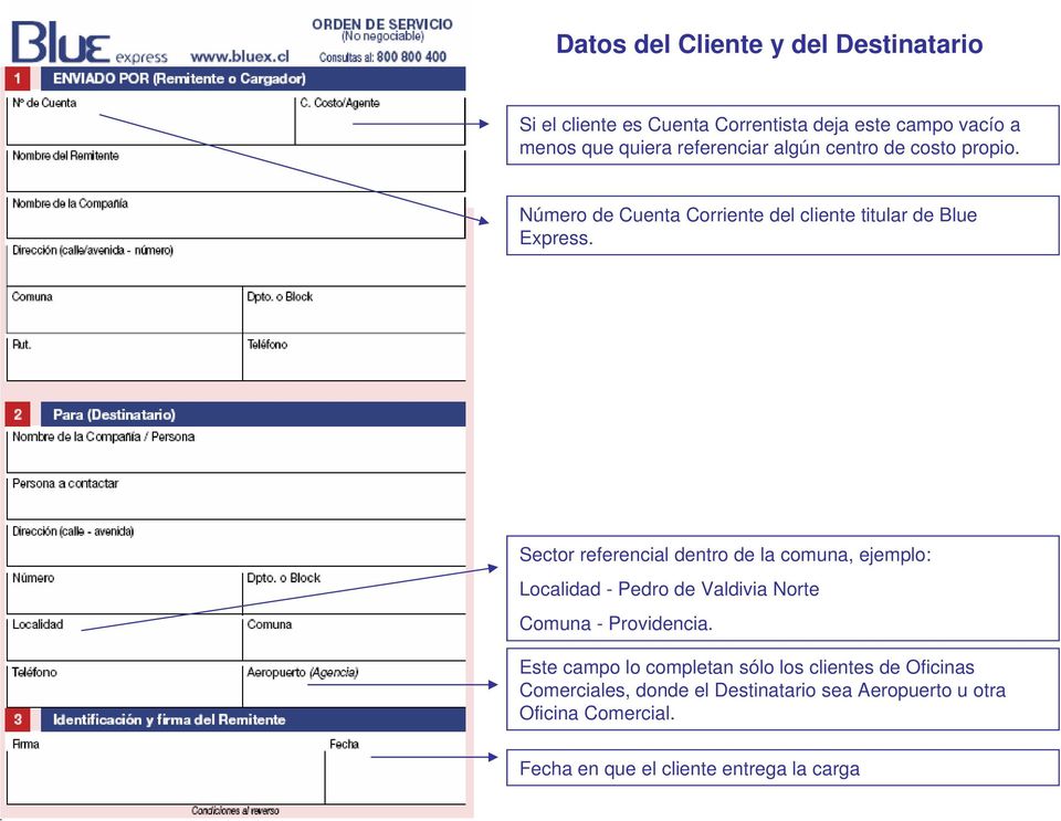 Sector referencial dentro de la comuna, ejemplo: Localidad - Pedro de Valdivia Norte Comuna - Providencia.