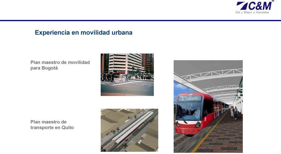 movilidad para Bogotá Plan