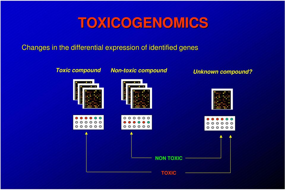 identified genes Toxic compound