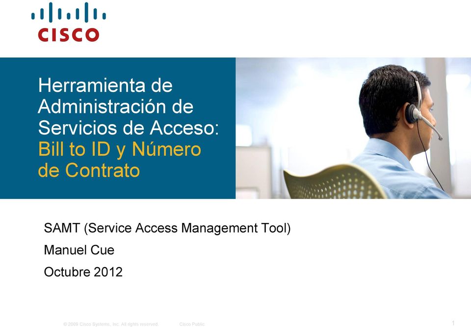 (Service Access Management Tool) Manuel Cue Octubre