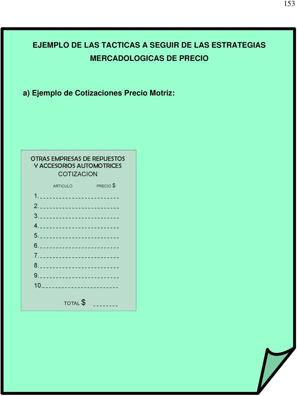 MERCADOLOGICAS DE PRECIO a)