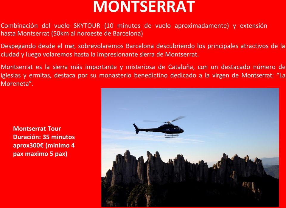 sierra de Montserrat.