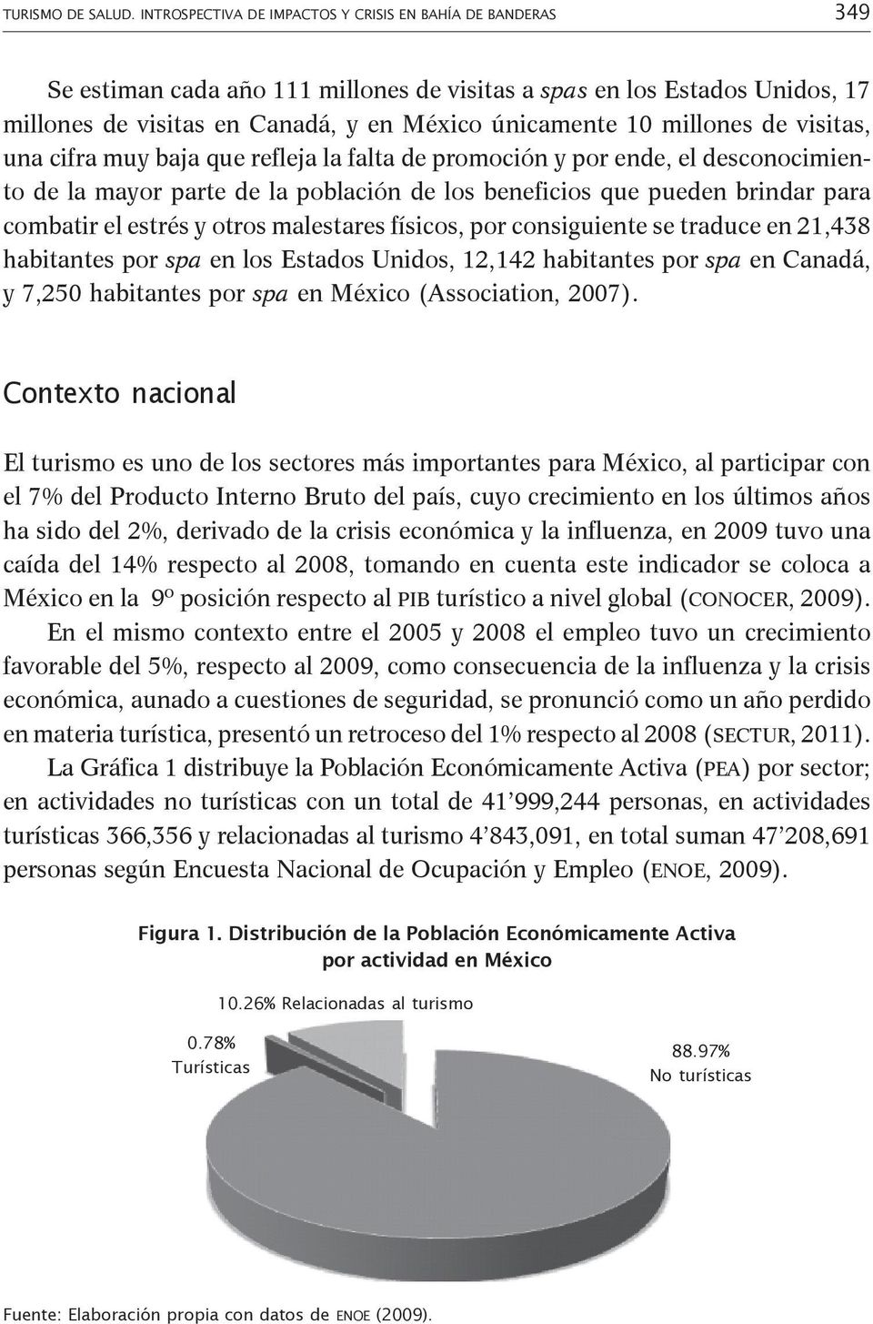 21,438 habitantes por spa en los Estados Unidos, 12,142 habitantes por spa en Canadá, y 7,250 habitantes por spa en México (Association, 2007).