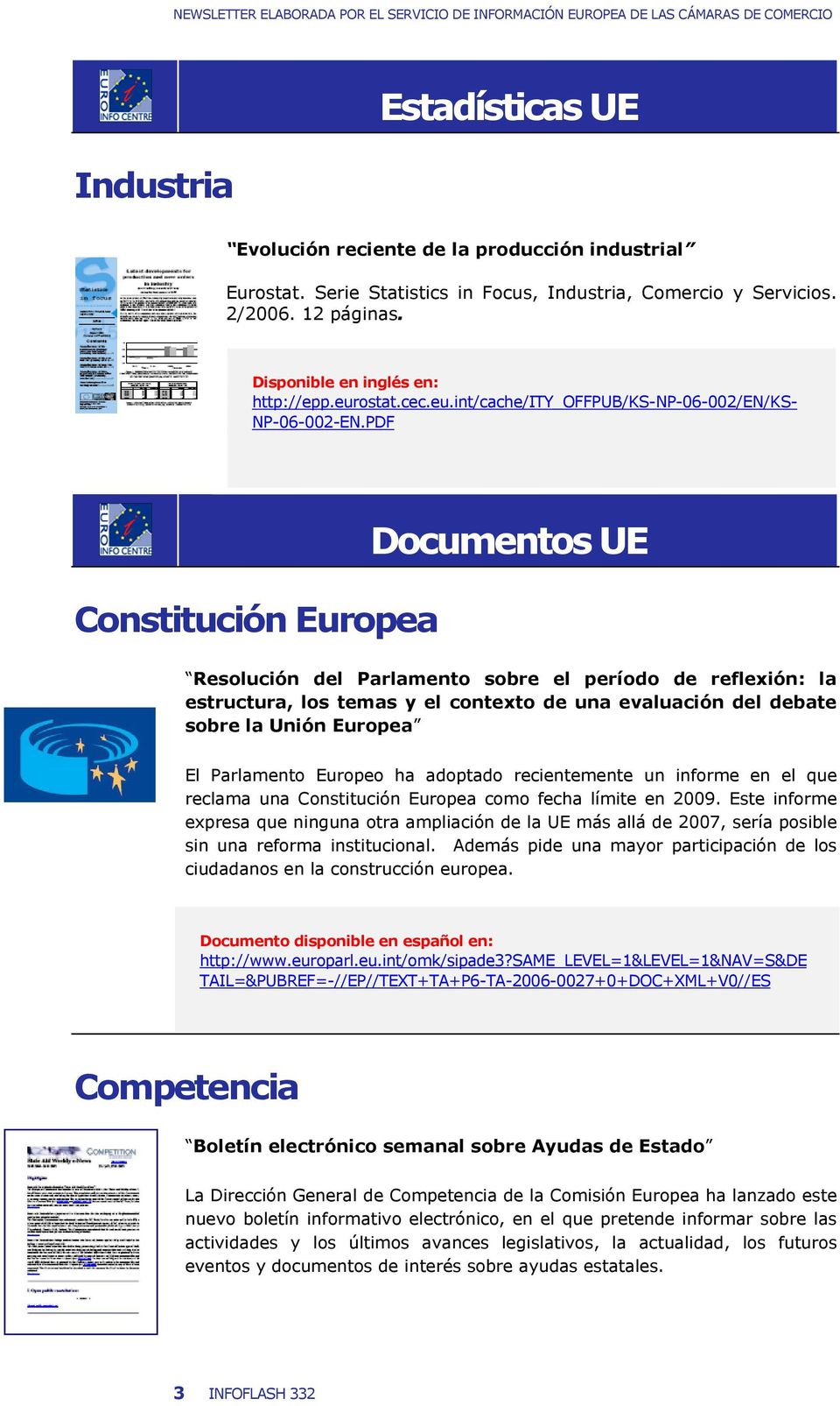 PDF Constitución Europea Documentos UE Resolución del Parlamento sobre el período de reflexión: la estructura, los temas y el contexto de una evaluación del debate sobre la Unión Europea El