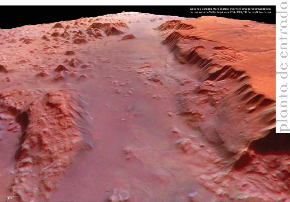 una zona de Valles Marineris.