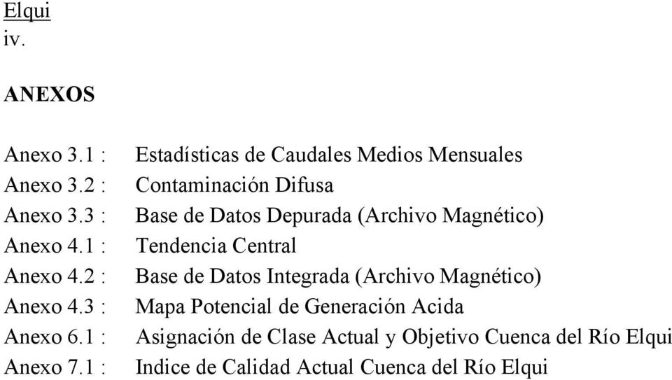 Magnético) Tendencia Central Base de Datos Integrada (Archivo Magnético) Mapa Potencial de Generación