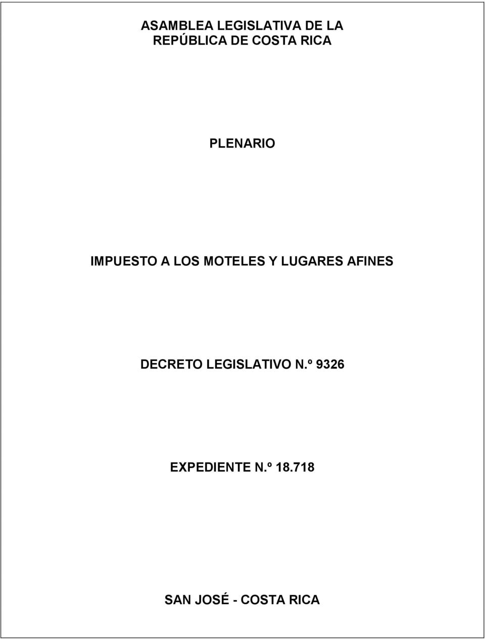 LUGARES AFINES DECRETO LEGISLATIVO N.