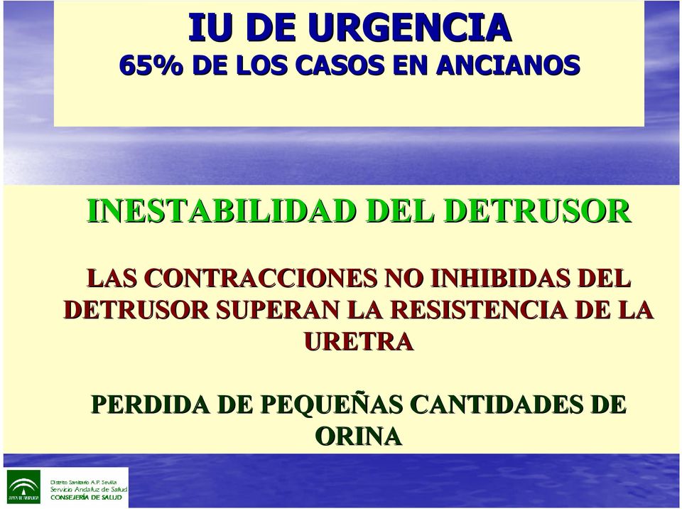 INHIBIDAS DEL DETRUSOR SUPERAN LA RESISTENCIA