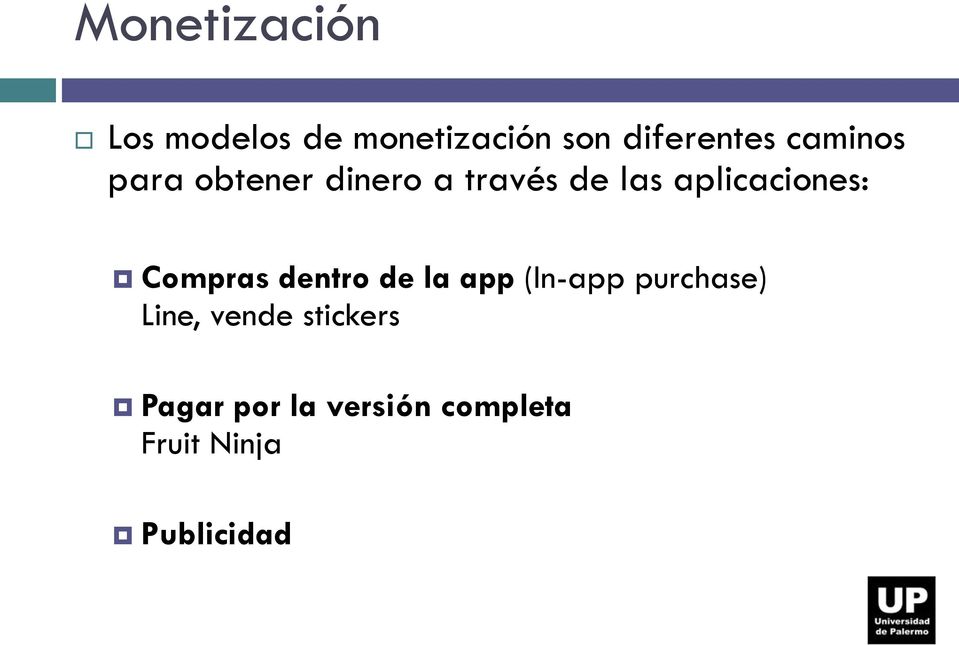 Compras dentro de la app (In-app purchase) Line, vende