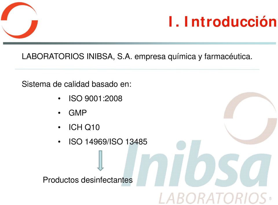 Sistema de calidad basado en: ISO 9001:2008