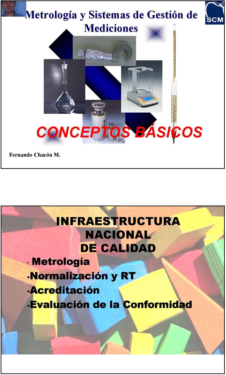 INFRAESTRUCTURA NACIONAL DE CALIDAD Metrología