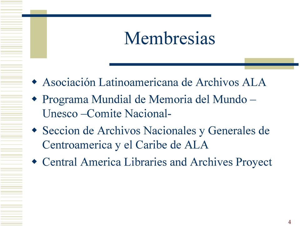 Nacional- Seccion de Archivos Nacionales y Generales de