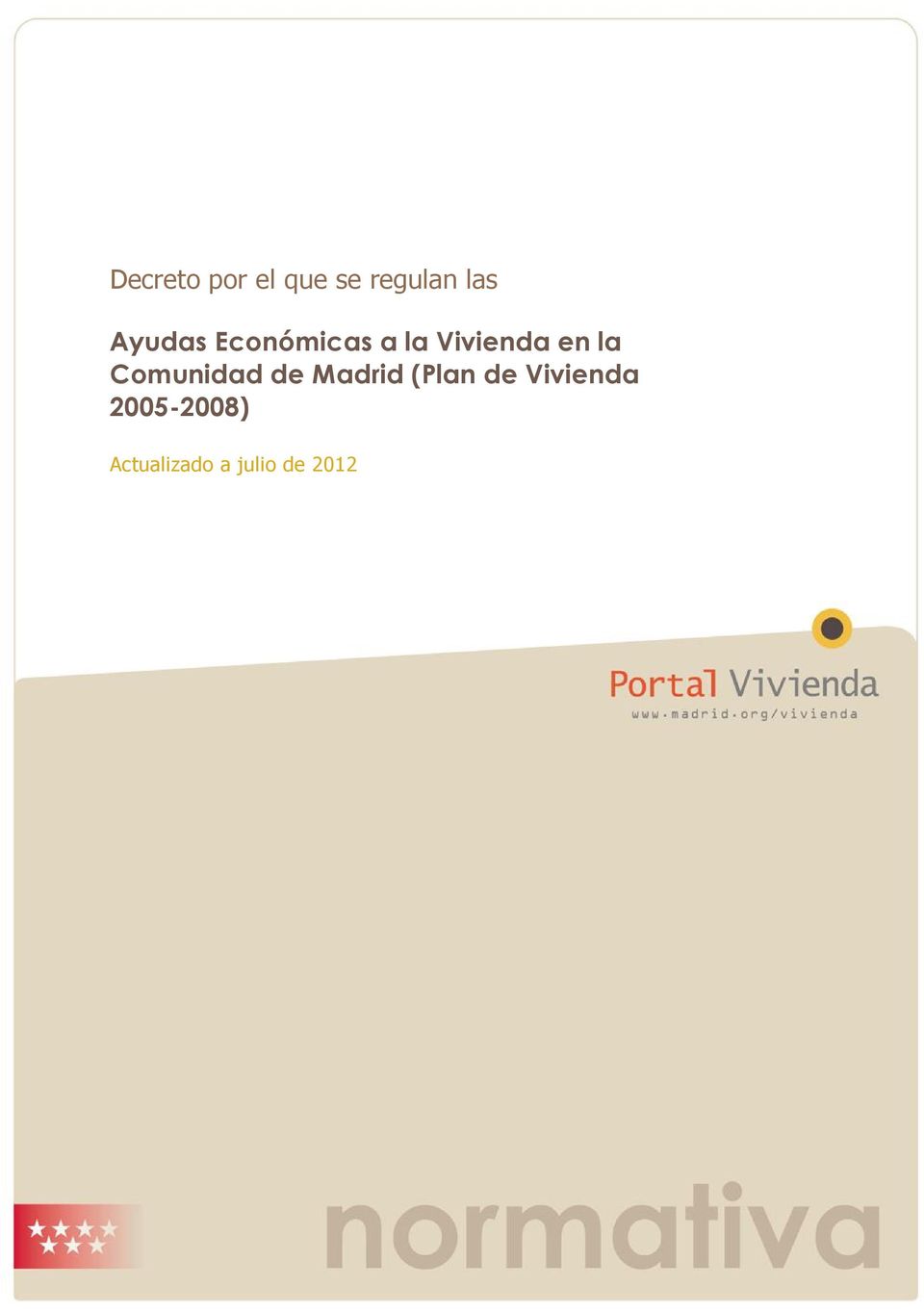la Comunidad de Madrid (Plan de
