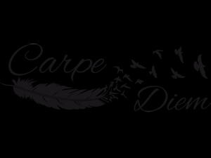 CARPE DIEM Carpe diem es una locución latina que literalmente significa toma el día, que quiere decir aprovecha el momento, en el sentido de no malgastarlo.