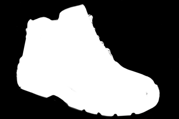 Zapato prusiano clásico con caña acolchada cuero vacuno terminación natural, suela PU bidensidad inyectada directamente al corte, dieléctrica, con bajo peso y alta resistencia a la abrasión y a los
