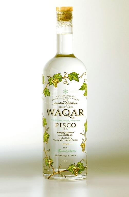El producto: Pisco WAQAR Historia: El cultivo de la vid y la elaboración de los productos emanados de la uva, han unido a la familia Camposano a la localidad de Tulahuén por 150 años.