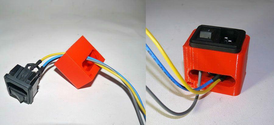 Fuente de Poder Conexión Fuente de Poder Materiales.- 1 Fuente de alimentación compacta 30 amp..- 1 Interruptor de corriente cableado (3 cables de 55cms).