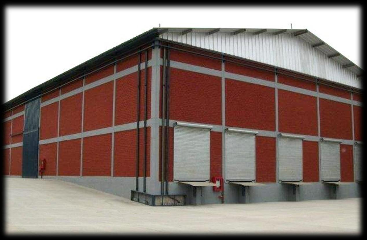 Tipo de Almacenes MODELO BSF Centro de Distribución Altura útil: 8 m Área de almacén: 4,000 m 2 (50 m x 80 m de fondo) 8 Andenes