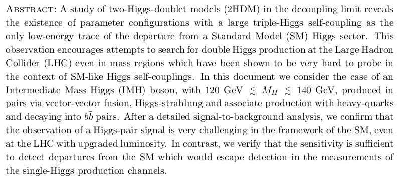 Higgs Self-Coupling