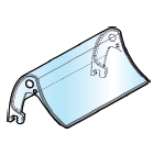 comunicación de precios accesorios perfil Multifunción NSD Porta stopper de riel transparente Medida: 100mm Color: blanco Sujeción mediante 3 perforaciones Posición perpendicular Ref.