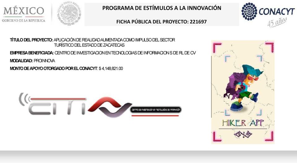 CENTRO DE INVESTIGACION EN TECNOLOGIAS DE INFORMACION S DE RL DE CV