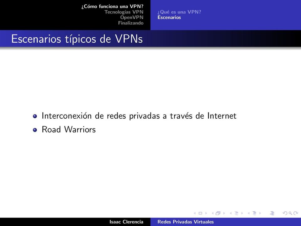 de VPNs Interconexión de
