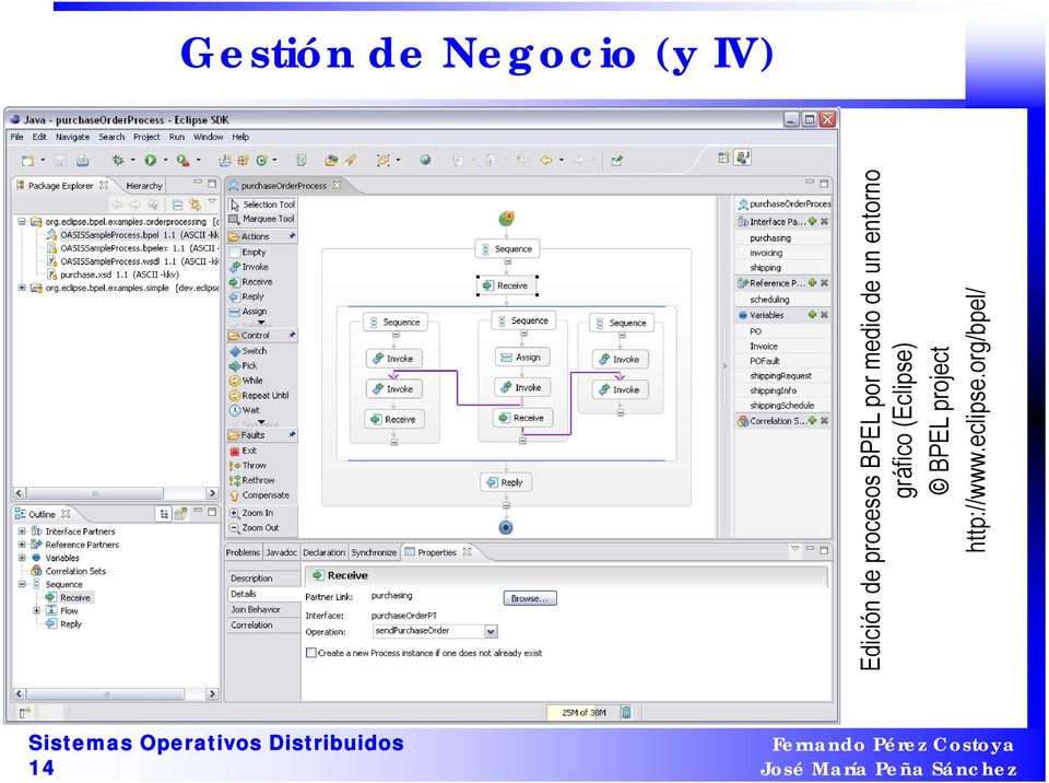 gráfico (Eclipse) BPEL project