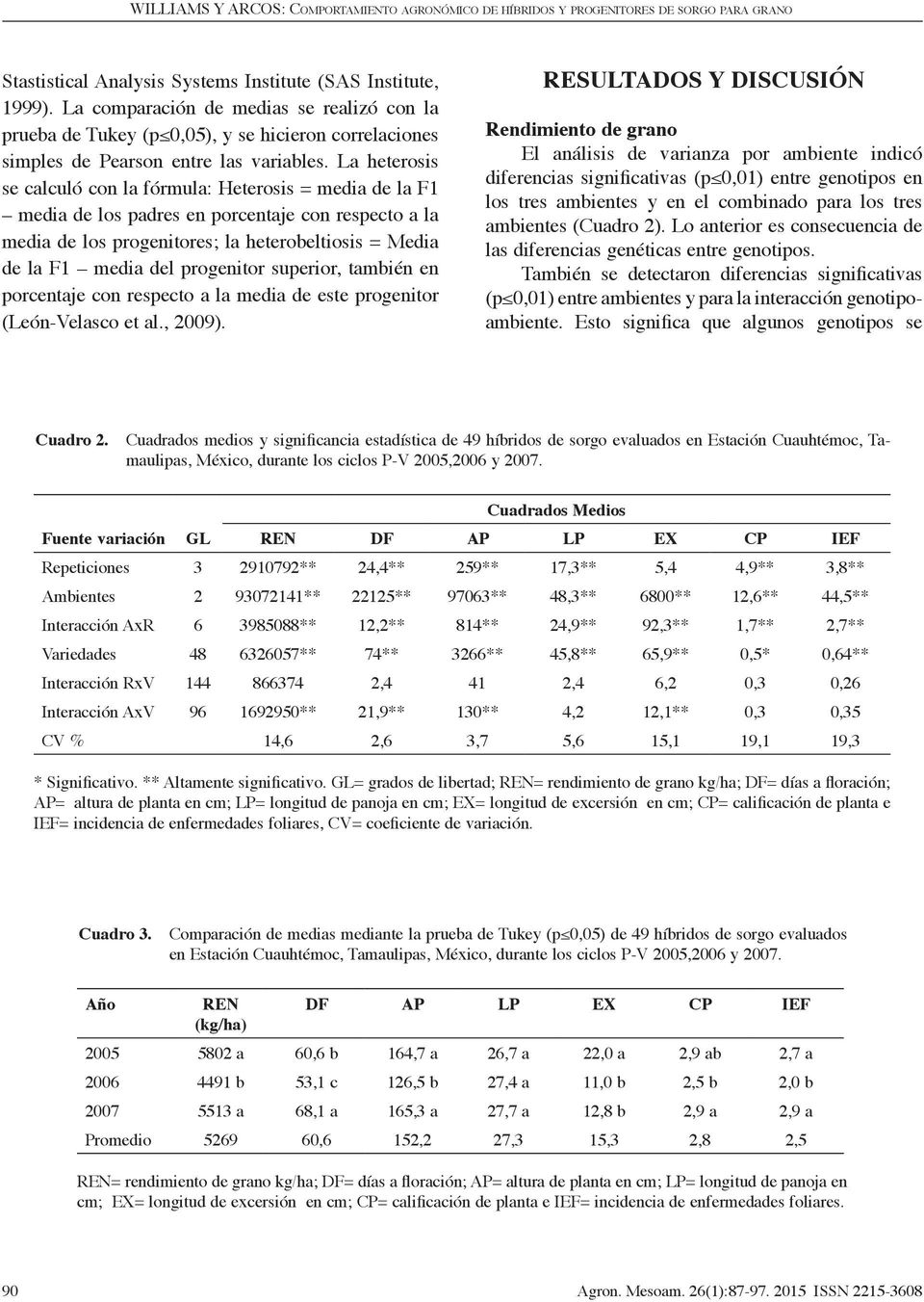 progenitor superior, también en porcentaje con respecto a la media de este progenitor (León-Velasco et al., 2009).