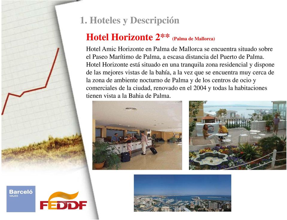 Hotel Horizonte está situado en una tranquila zona residencial y dispone de las mejores vistas de la bahía, a la vez que se