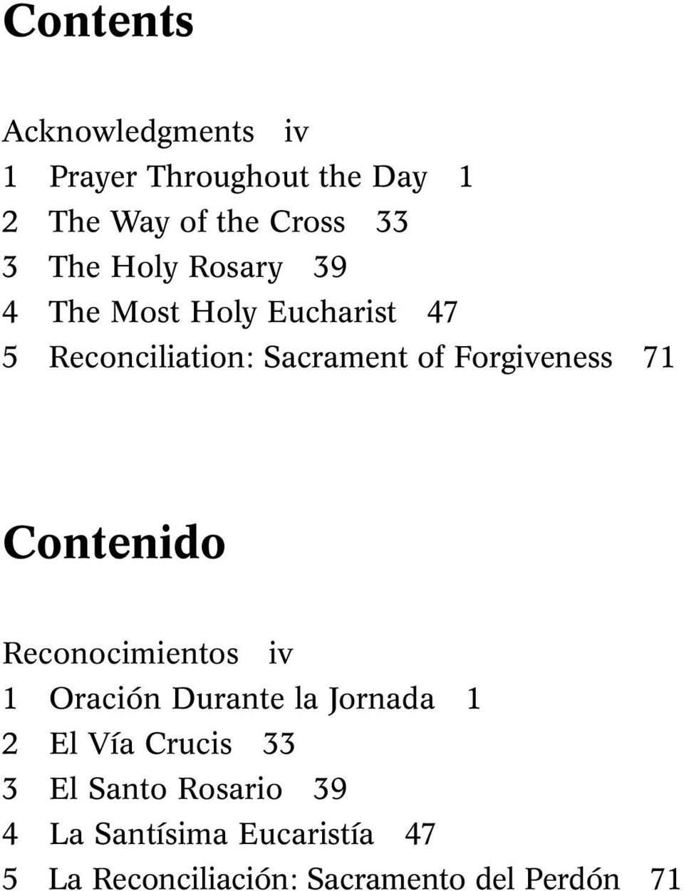 Forgiveness 71 Contenido Reconocimientos iv 1 Oración Durante la Jornada 1 2 El Vía