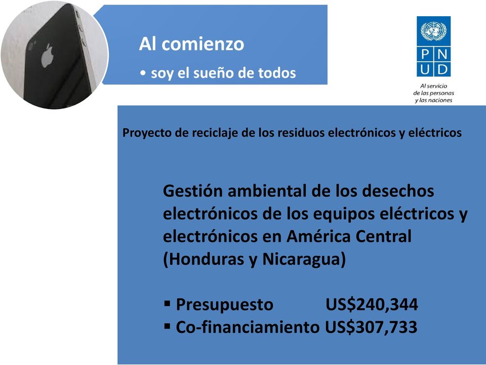 los equipos eléctricos y electrónicos en América Central