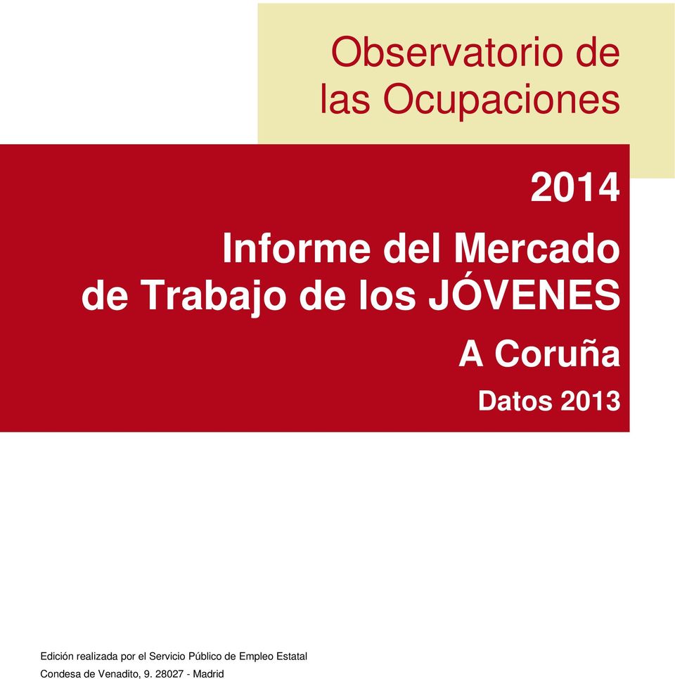 2013 Edición realizada por el Servicio Público de