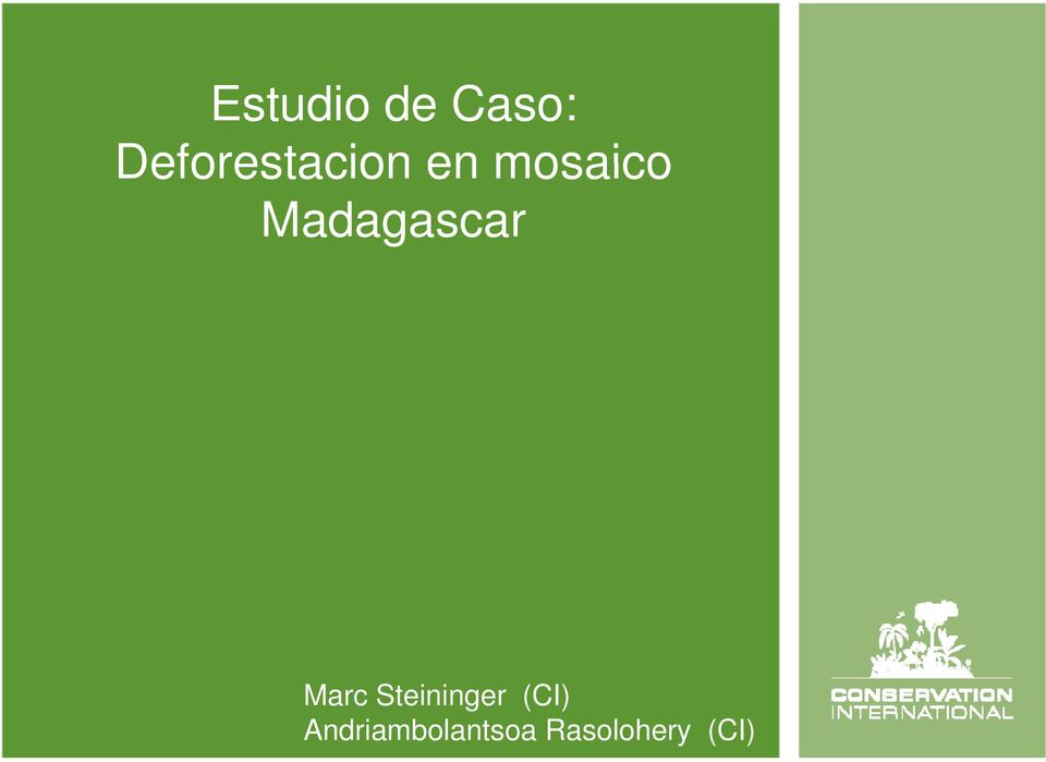 Madagascar Marc Steininger