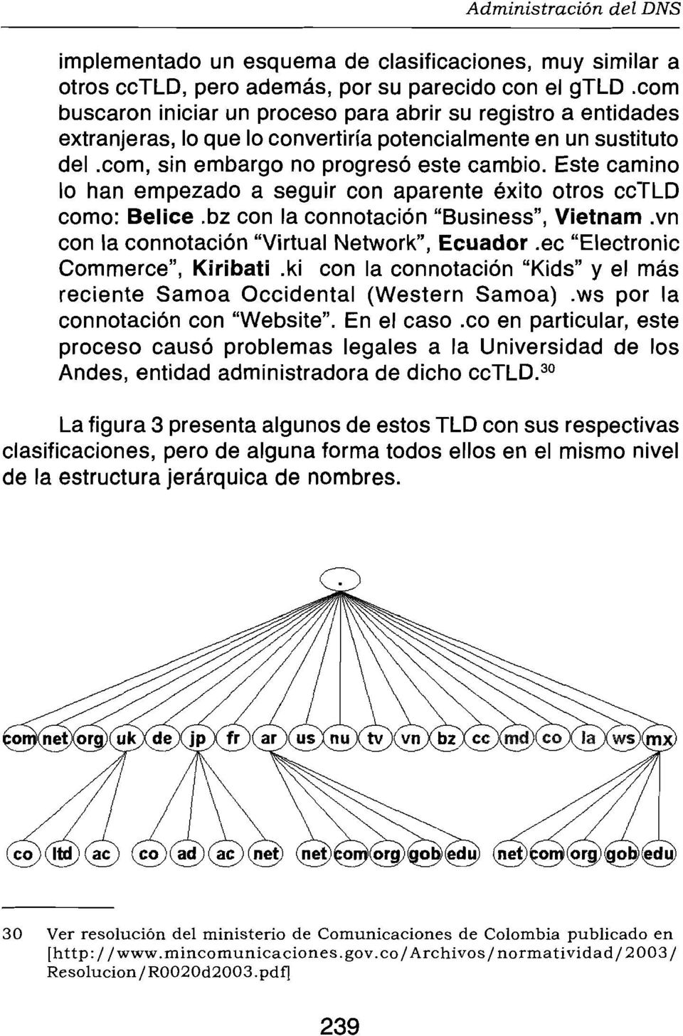 Este camino lo han empezado a seguir con aparente éxito otros cctld como: Belice.bz con la connotación "Business", Vietnam.vn con la connotación "Virtual Network", Ecuador.