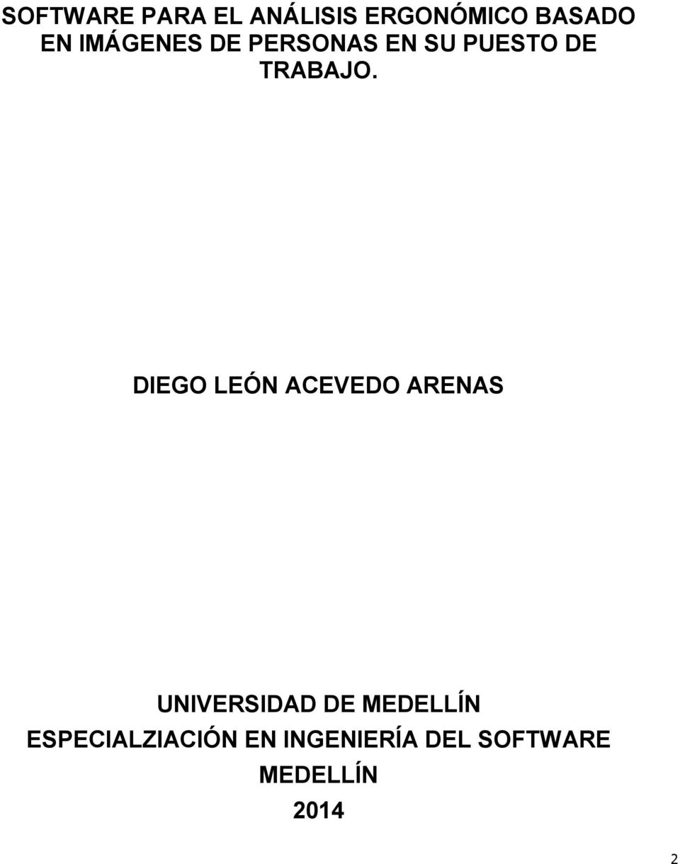 DIEGO LEÓN ACEVEDO ARENAS UNIVERSIDAD DE MEDELLÍN