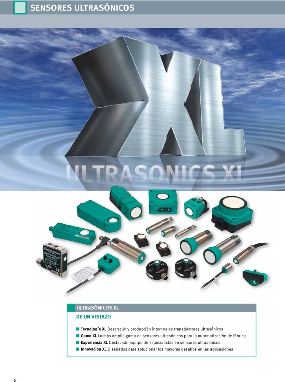 automatización de fábrica Experiencia XL Destacado equipo de especialistas en sensores